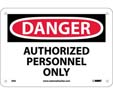 NMC-D9RB                       DANGER AUTHORIZED PERSONNEL ONLY 10X14 RP fr